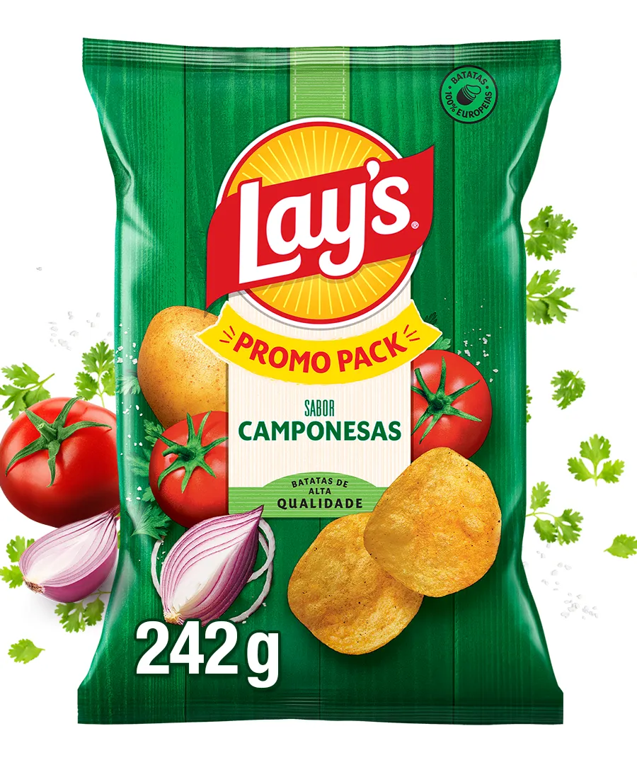 Batatas Fritas Lisas Camponesas