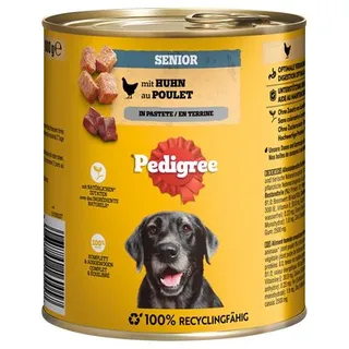 Pedigree Classic 12 x 800 g Senior Frango em paté