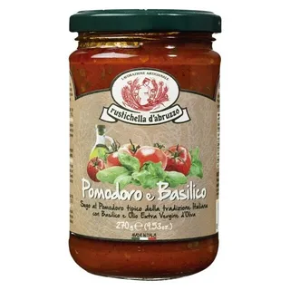 Molho de Tomate e Basílico 270 g Rustichella d'Abruzzo