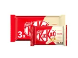 Snack de chocolate Kitkat branco 3 x 41,5 g