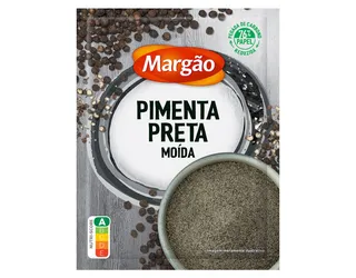 Pimenta Margão preta moída saqueta 35 g