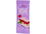 Gelatina Auchan em folhas 9un 17 g