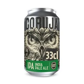 Cerveja com Álcool em Lata Coruja IPA India Pale Ale Super Bock Coruja