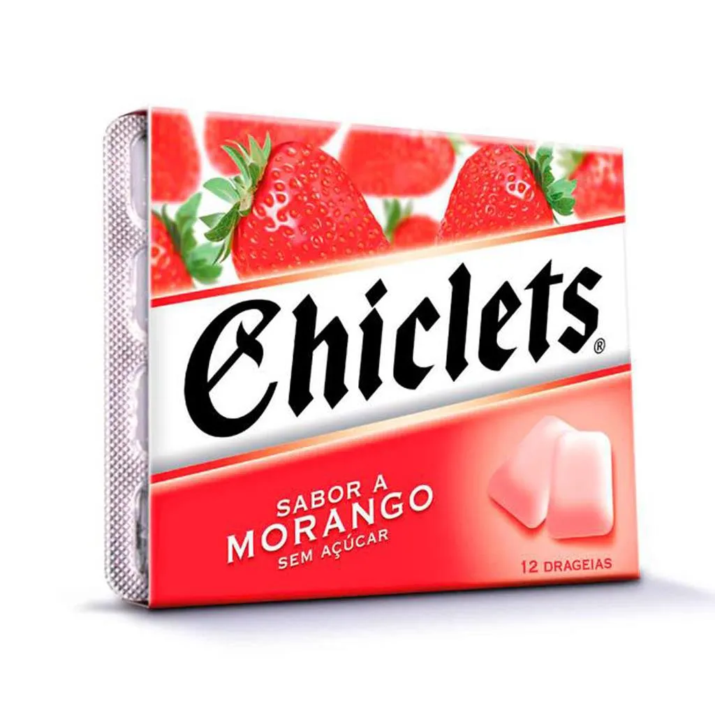 Chiclets morango 16.8g