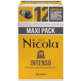 Cápsulas de Café Intenso Int 12 Nicola