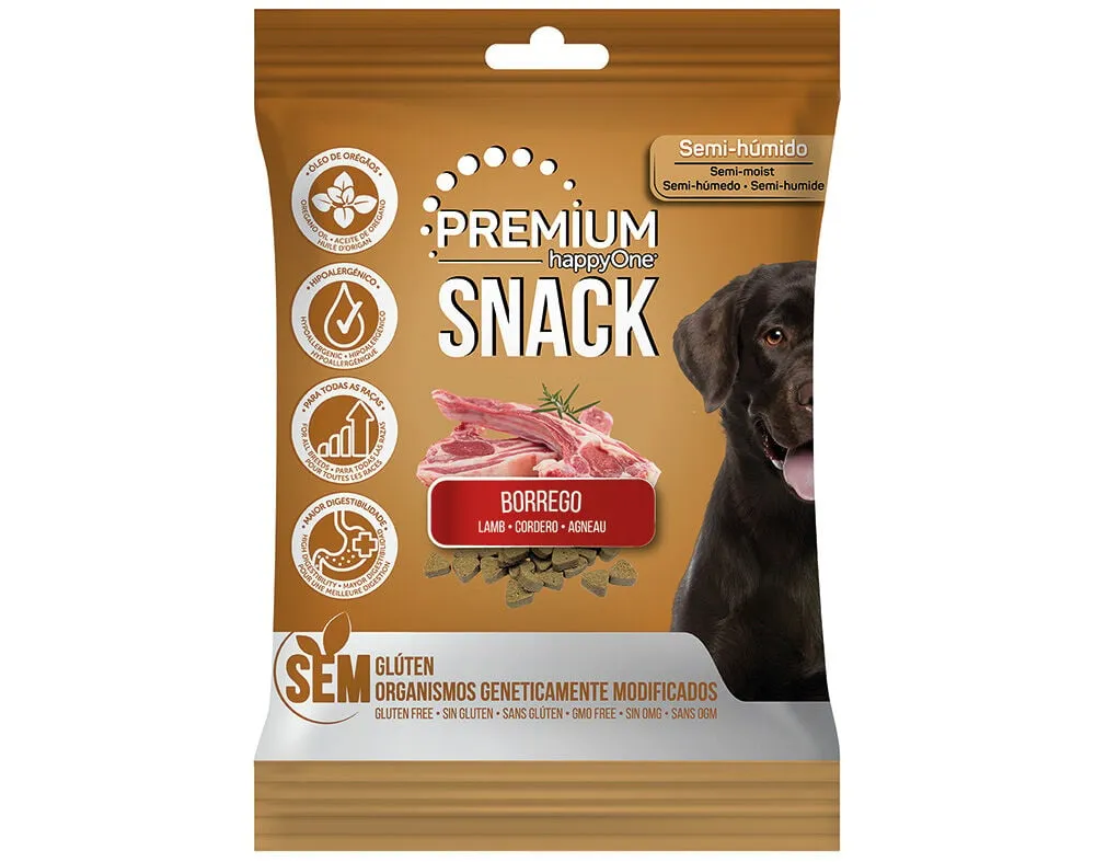 Snack para cão Happyone Premium com borrego 100 g