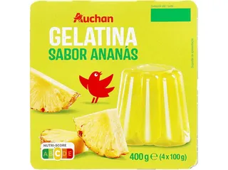 Gelatina Auchan ananás 4 x 100 g