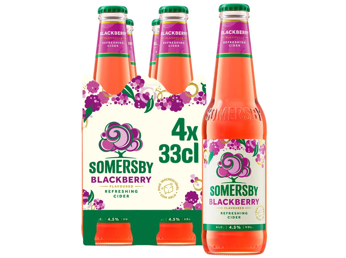 Sidra Somersby blackberry tp 4 x 0,33 L