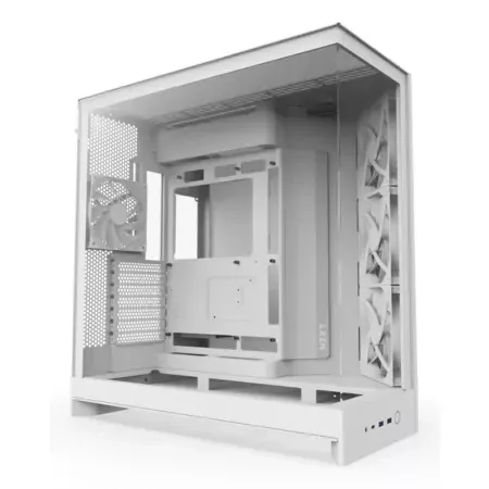 Caixa E-ATX NZXT H9 Flow Branca (2025) Vidro Temperado