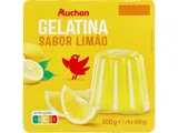 Gelatina Auchan limão 4 x 100 g