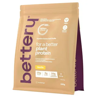 Proteína vegetal baunilha, 240 g Bettery