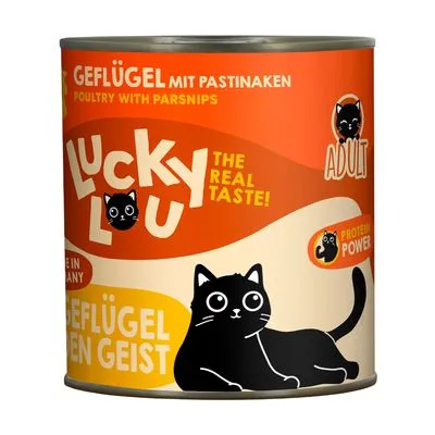 Lucky Lou Adulto 2 x 800 g - Pack económico Aves