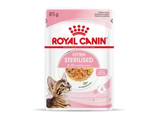 Comida húmida gato Royal Canin kitten esterilizado jelly 85 g