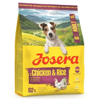 Josera Mini Adult frango e arroz 900 g