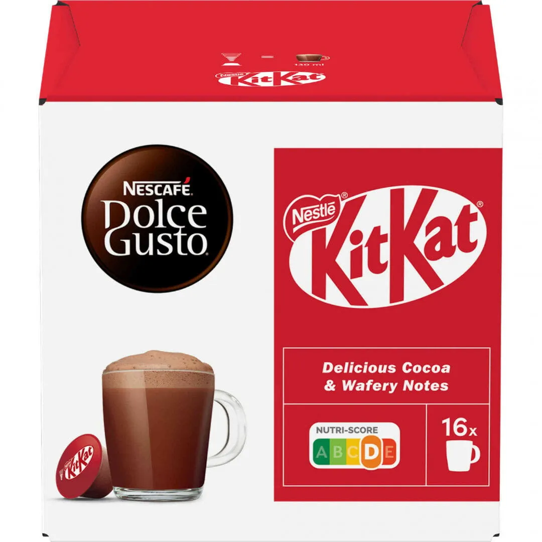 Cápsulas Dolce Gusto Achocolatado Kit Kat