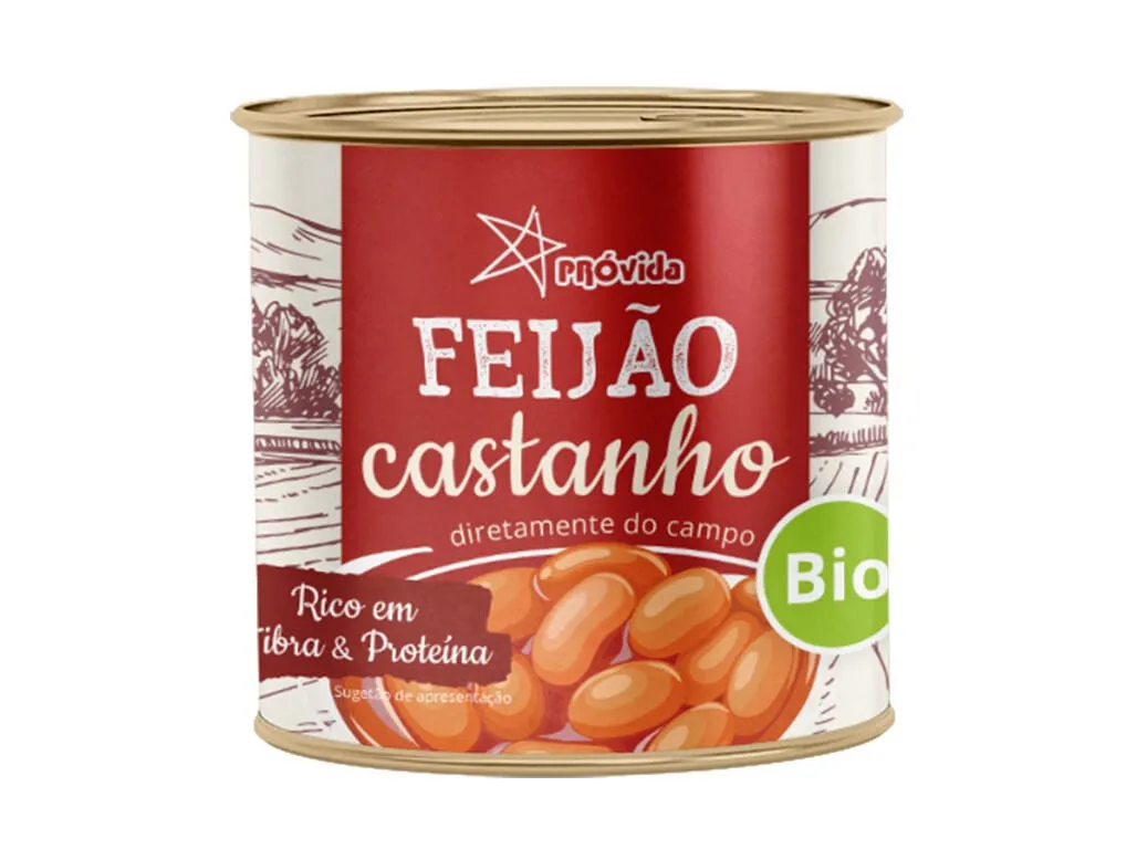 Feijão castanho Próvida borlotti cozido bio 400 g