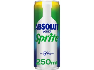 Cocktail Absolut and sprite 0,25 L (sdr)