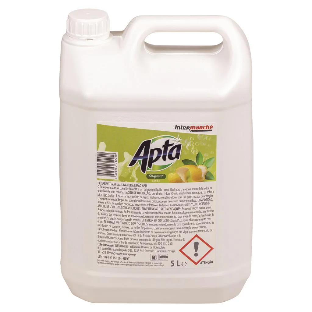 Detergente Manual Loiça Limão 5l