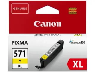 Tinteiro CANON CLI-571XL Amarelo (0334C001)