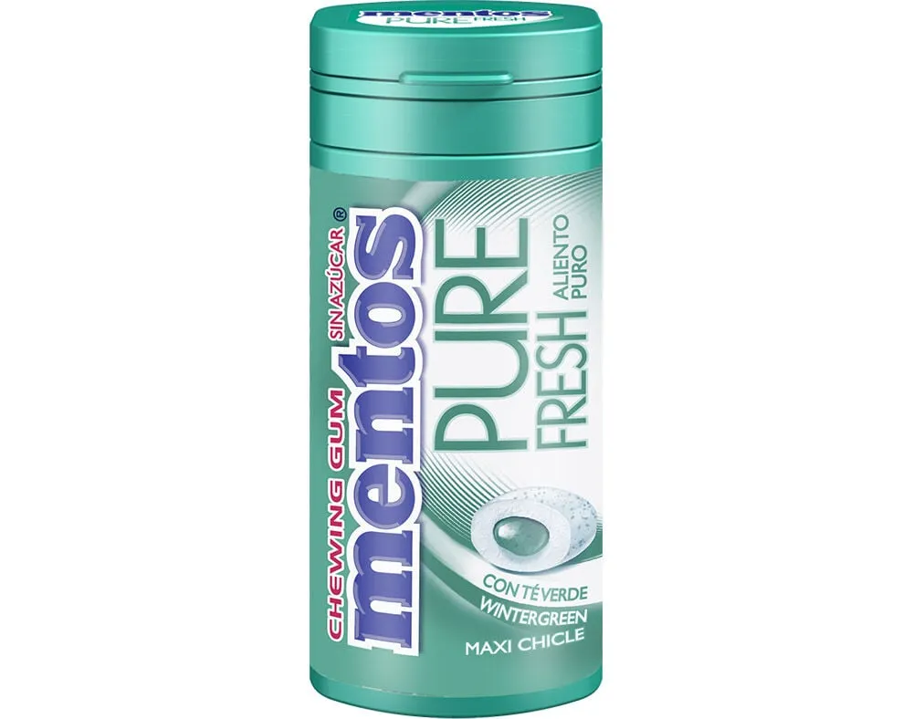 Pastilhas Mentos elásticas menta verde 30 g
