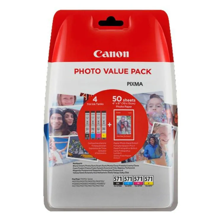 TINTEIRO CANON CLI-571 PACK