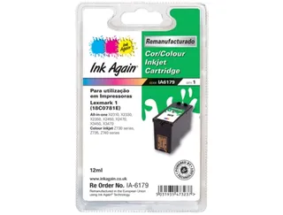 Tinteiro INK AGAIN Lexmark 1 INK-AGAIN