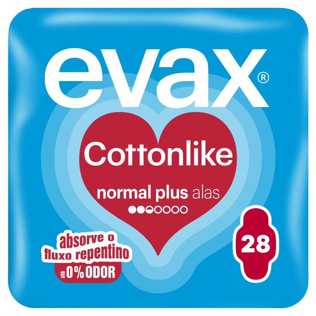 Pensos Higiénicos Cottonlike Normal Plus com Abas