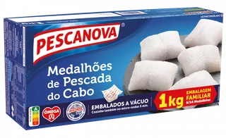 Medalhões de Pescada do Cabo Congelados Pescanova