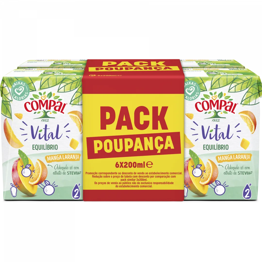 Néctar de Manga Laranja Pack 6