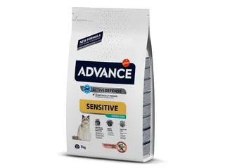 Ração para gato Advance esterilizado com salmão e arroz 3 kg