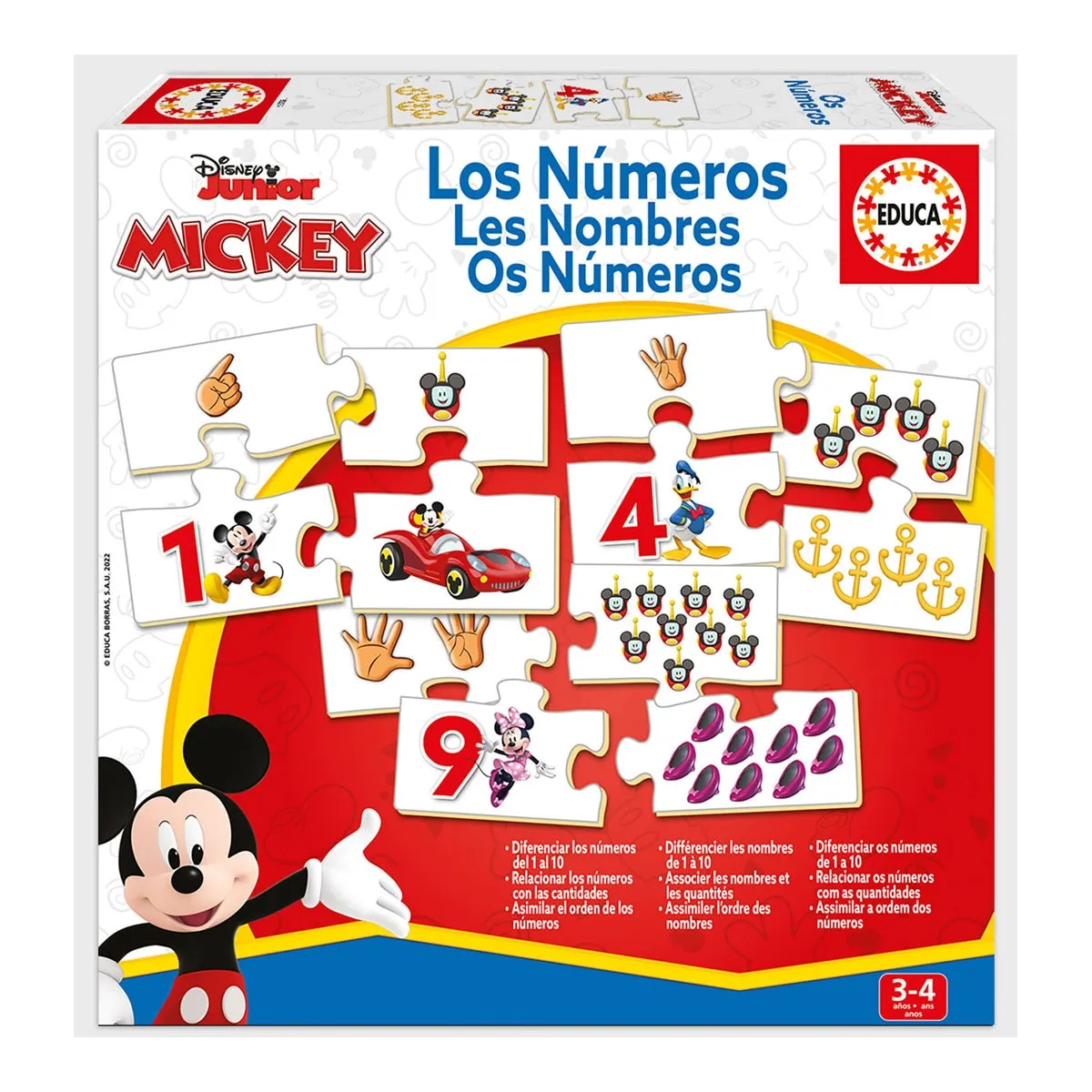 Os Números Mickey And Friends