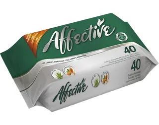 toalhitas affective incontinência adulto 40un