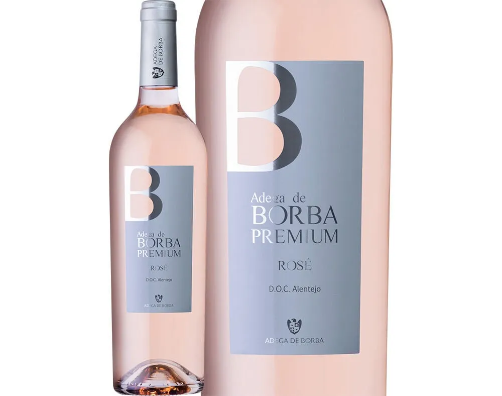 Vinho rosé Adega Borba premium alentejo 0,75 L