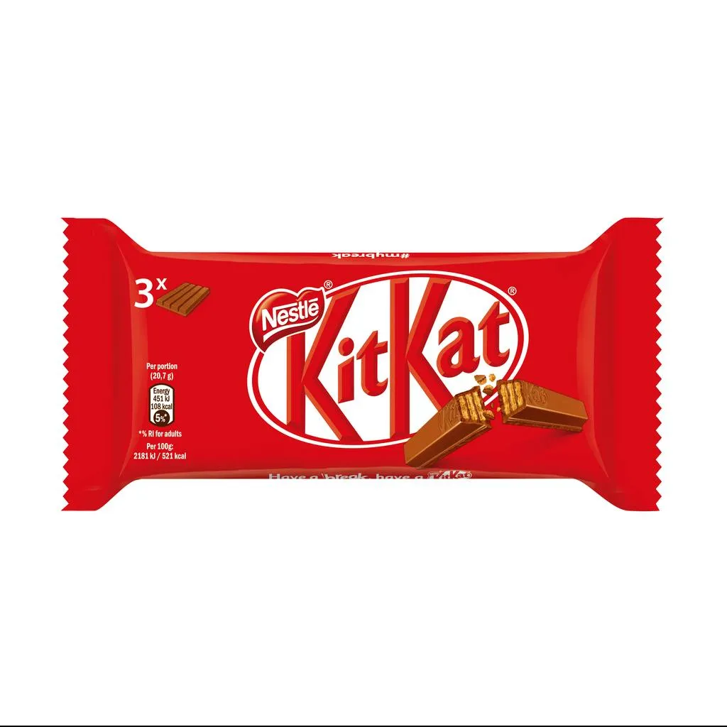 Snack Chocolate de Leite, 3x41.5g