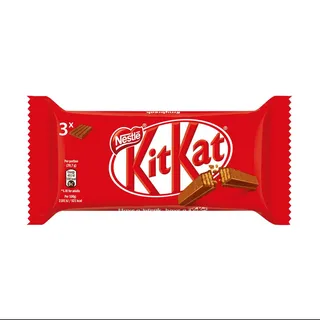 Snack Chocolate de Leite, 3x41.5g Kit Kat