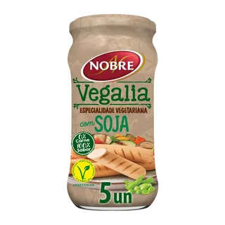 5 salsichas soja, embalagem de 200 g Nobre