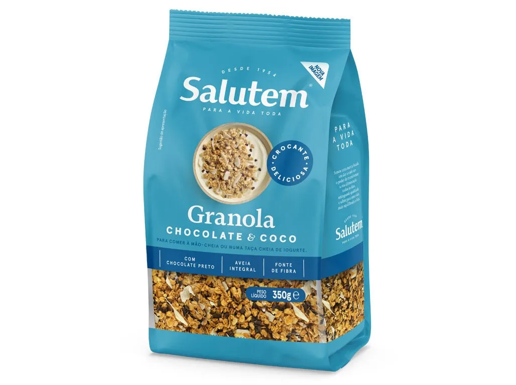 Granola Salutem chocolate e coco 350 g
