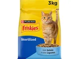 Ração para gato Friskies esterilizado com salmão 3 kg