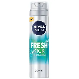 Gel de barbear refrescante, embalagem de 200 ml Nivea Men