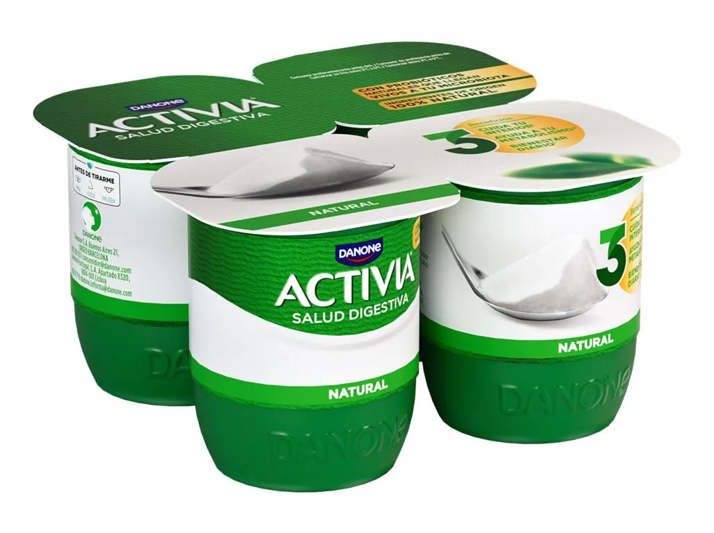 Iogurte Activia bifidus natural 4 x 120 g