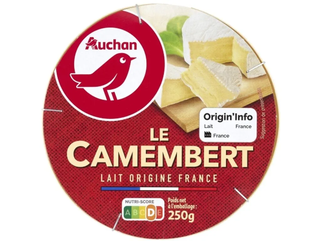 Queijo camembert Auchan 250 g