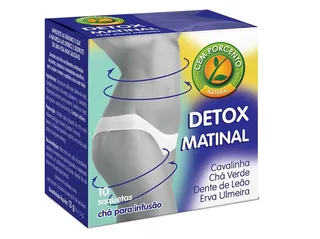 Chá CEM Porcento detox matinal 10 saquetas