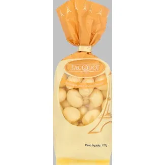 Amêndoas Cobertas de Chocolate Branco embalagem 170 g - Jacquot