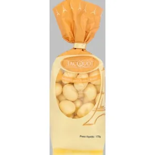 Amêndoas Cobertas de Chocolate Branco embalagem 170 g - Jacquot