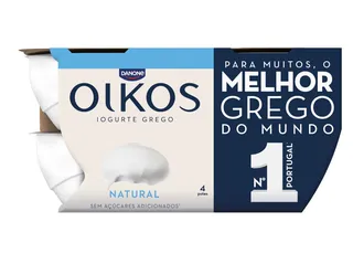 Iogurte Oikos Danone grego natural 4 x 110 g