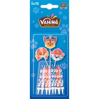 Velas Patrulha Pata embalagem 33 g - Vahiné