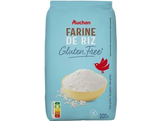 Farinha Auchan de arroz sem glúten 500 g