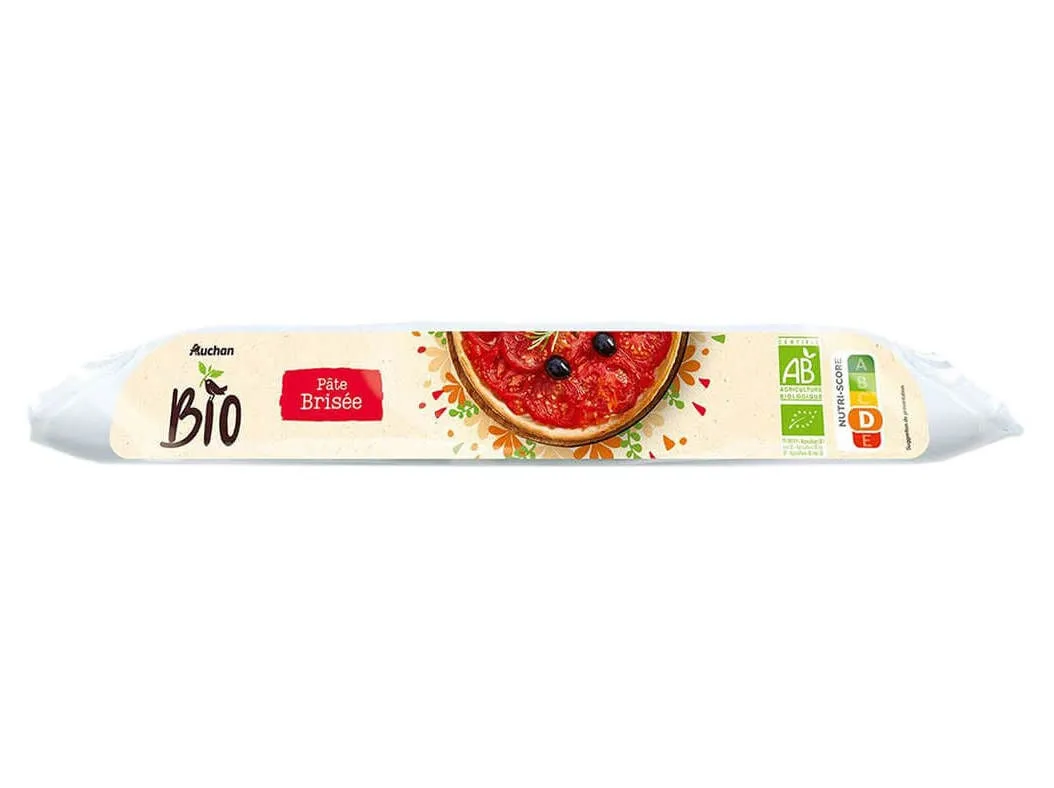 Massa quebrada Auchan BIO 230 g