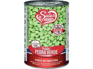 Feijão Sabor A Mundo pedra verde cozido 425 g