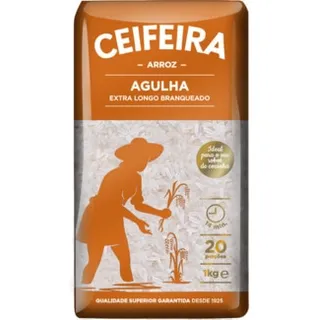Arroz Agulha Extra Longo embalagem 1 kg - Ceifeira
